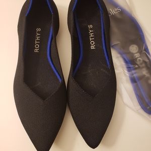 Rothy's pointed toe flats Black